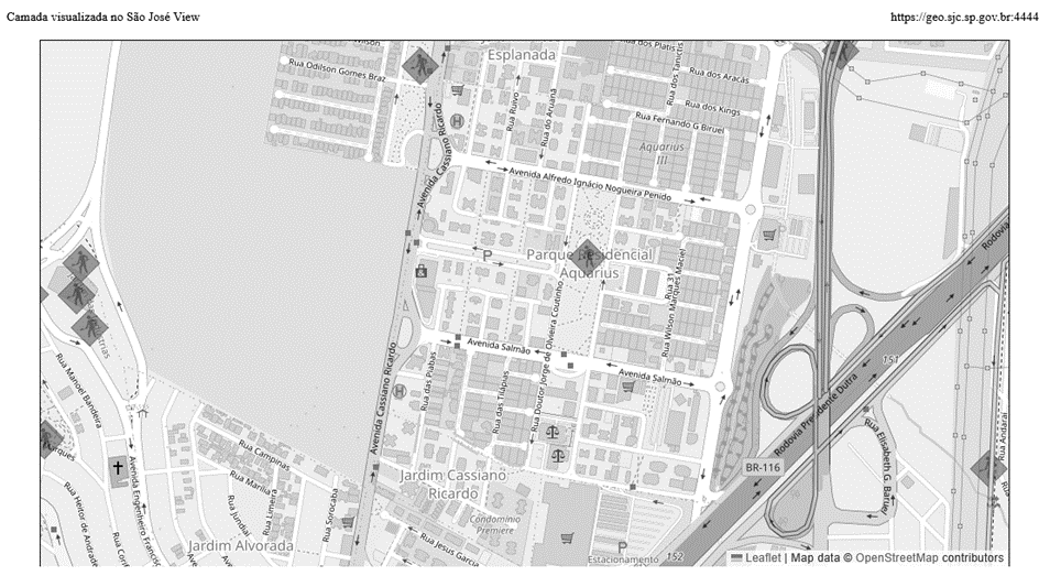 Impressão de mapas no Geosanja